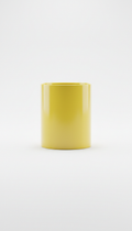 Electric Yellow personalized ceramic mug